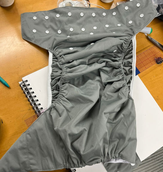 Liquid sensing diaper example